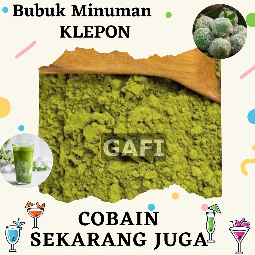 

Bubuk Minuman Rasa Klepon 1Kg Minuman Klepon Kiloan Drinking Powder 1 Kg Kekinian Boba Aneka Instan Murah Enak Terbaik Halal Premium Distributor Toko Plain