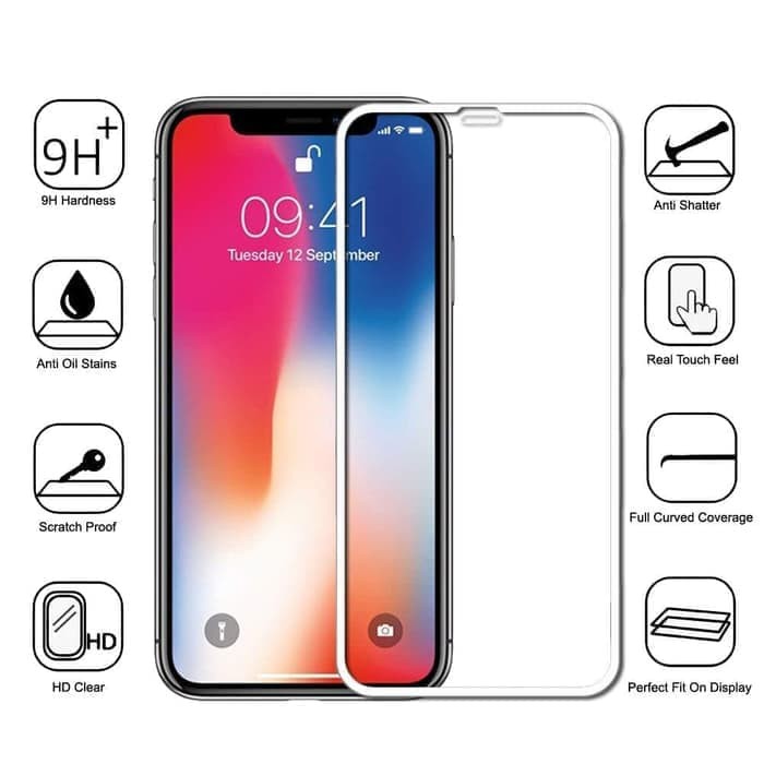 Tempered Glass 5D 6D 9D Xiaomi SAMSUNG VIVO  OPPO REALME ALL TYPE FULL COVER | ANTI GORES GUARD