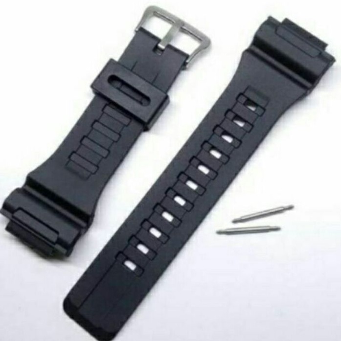 Tali jam Tangan Casio W735H W735-H W-735H W 735 H Aftermarket Black