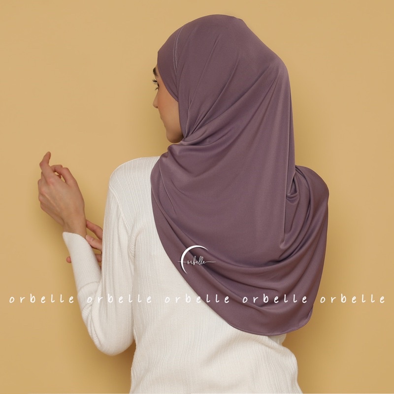 HIJAB MALAY JERSEY TALI • TIE BACK INSTAN MELAYU