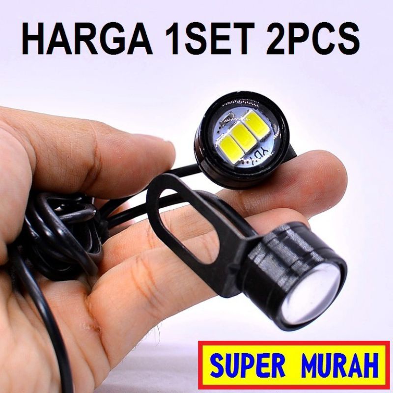 LAMPU LED MATA ELANG NYALA KEDIP 3 MODE