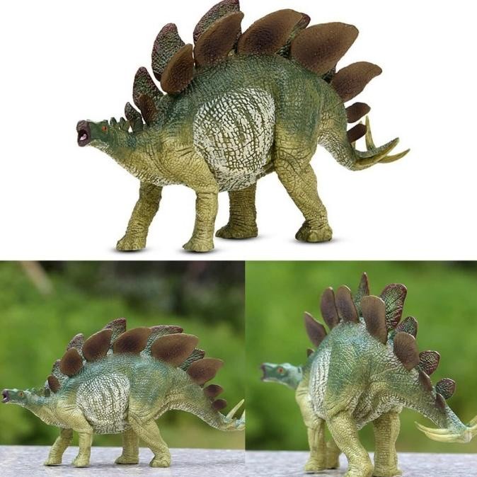 MOMBABY1 Figure Mainan dinosaurus anak Stegosaurus / Kado Mainan Dinosaurus