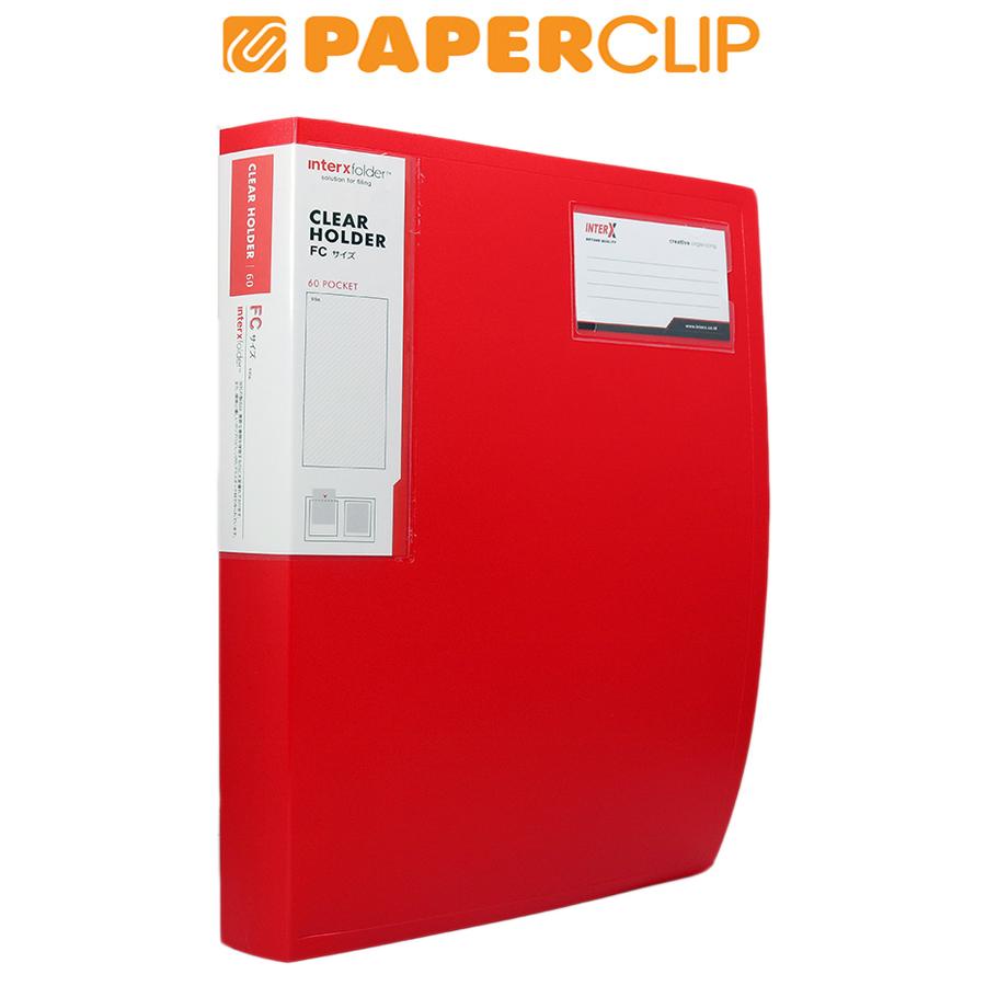 

CLEAR HOLDER INTERX CHX160F FC ISI 60 RED