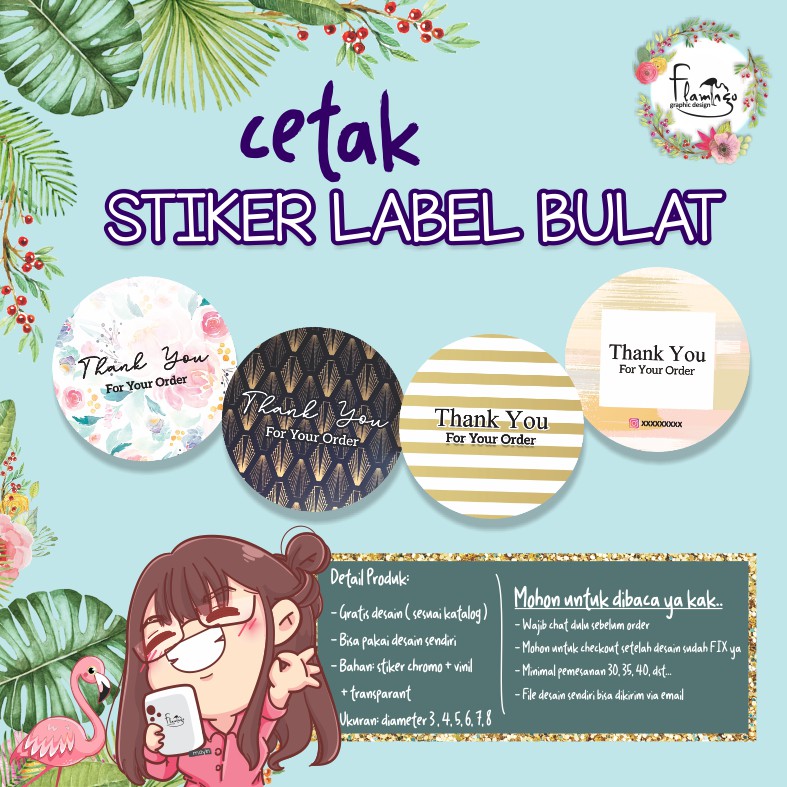 

STIKER LABEL BULAT OLSHOP