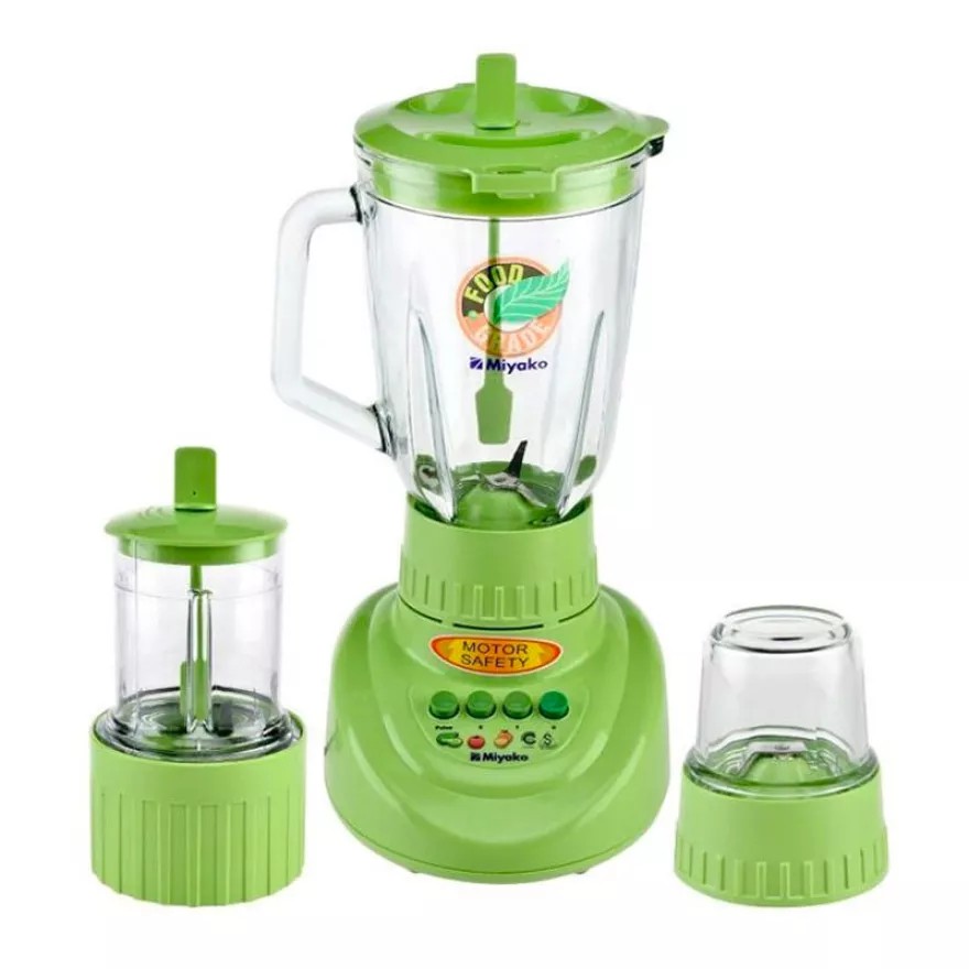 Blender Miyako Kaca Besar BL 152 GF 1.5 L 1.5 Liter 3 in 1 Dry Mill Wet Mill Gilingan Kering Basah