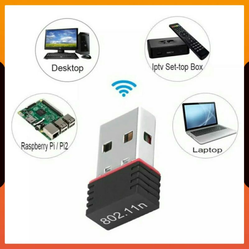 (COD) USB WIFI ADAPTER 300 MBPS / USB WIFI MINI DONGLE 300MBPS / KONEKTOR WIFI UNTUK KOMPUTER PC MENANGKAP SIGNAL WIFI