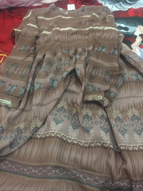 Qinanty Dress By Jasmine | Gamis Printing Eksklusif | Gamis Batik Modern
