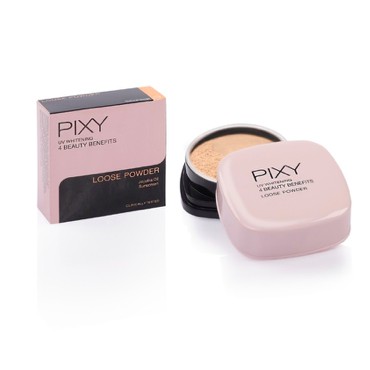 PIXY UV Whitening Loose Powder Jojoba Oil SPF 15 | Bedak Tabur