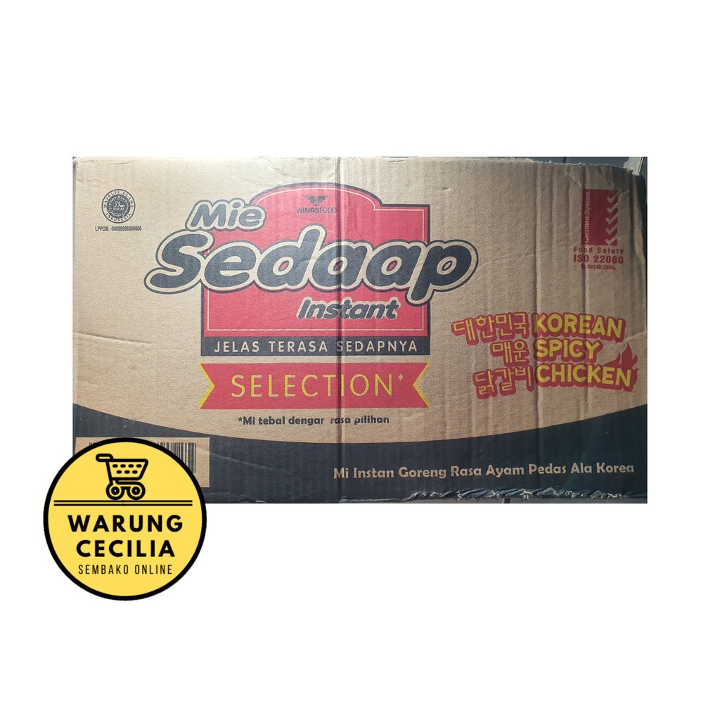 

Mie Sedap Goreng Selection Korea 1 Dus 40 Pcs - MIE INSTAN