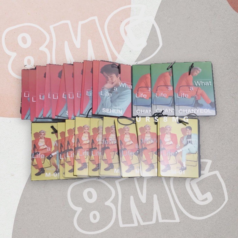 

(READY! OFFICIAL! MURAH!) EXO SC WHAT A LIFE NAME TAG