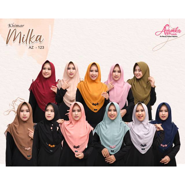 Khimar MILKA ORI BY AZAMKA HIJAB