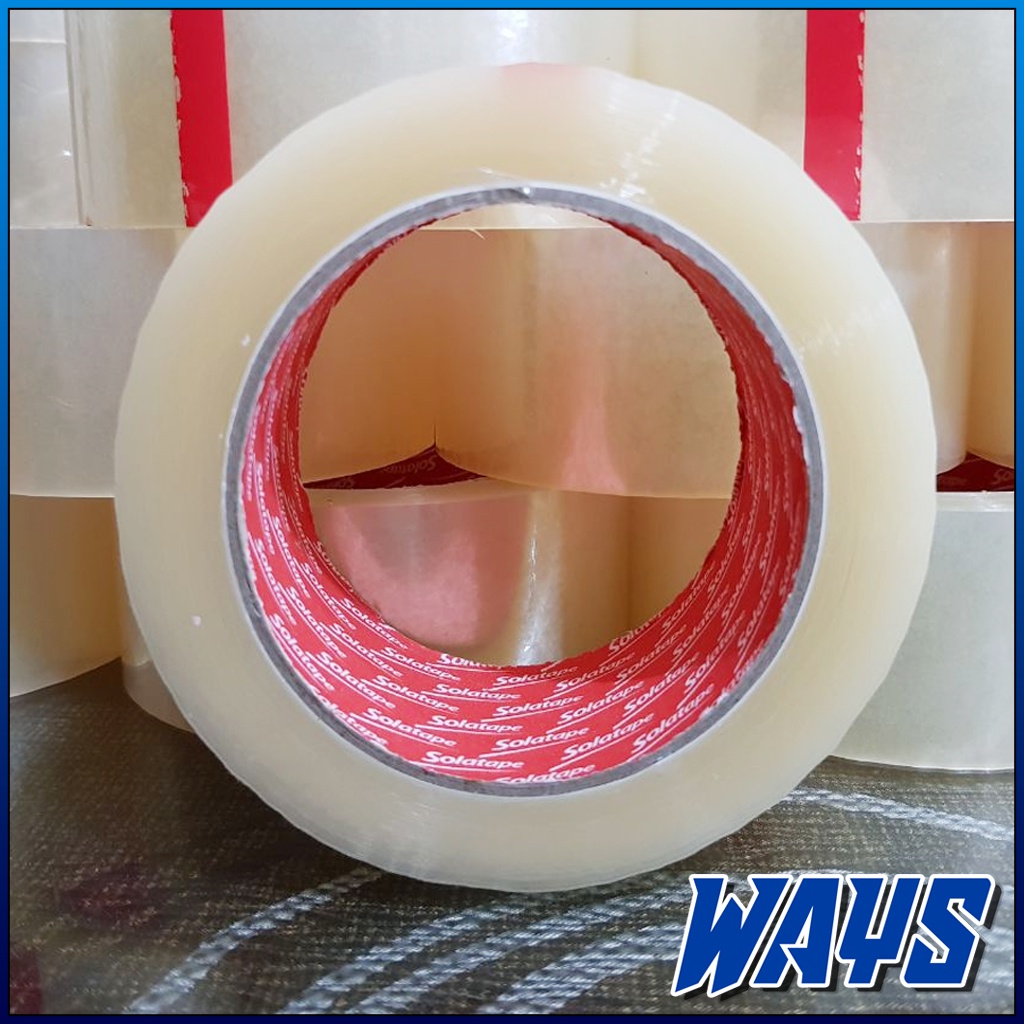 

Z049 | Lakban Bening Solatape Solatip Selotip Lem Besar