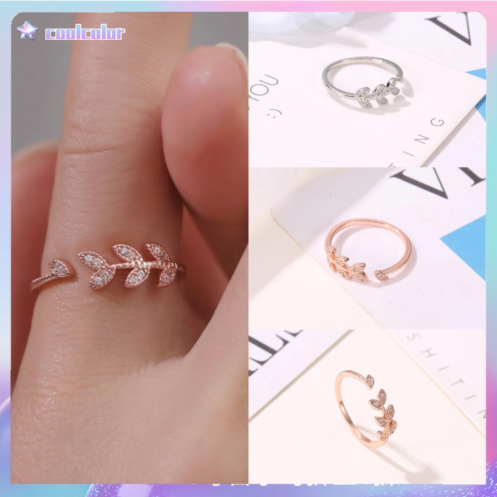 【Ready stock】Bunga Daisy cincin wanita korea silver Fashion disesuaikan cincin anak perempuan simple murah 2021 terbaru COD