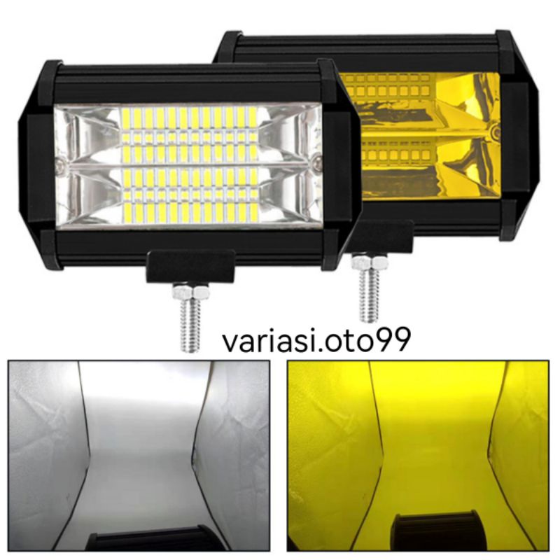 Lampu Tembak Sorot Cree CWL WORKLIGHT 72W 24MATA Lampu LED Mobil &amp;  Motor