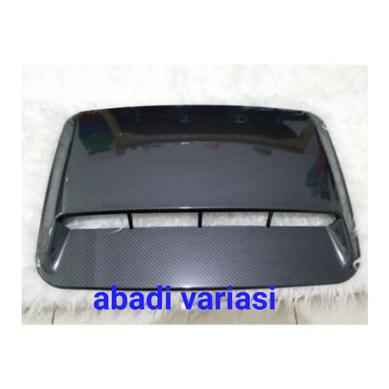 Air Flow Kap Mesin Carbon All New Avanza/Xenia/Velos