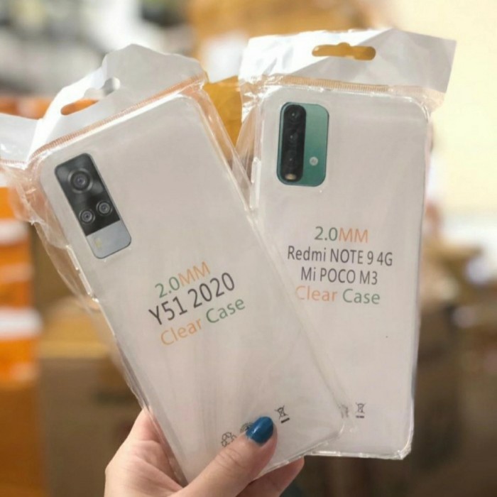 C/C- Softcase Clear Case Sillikon Kondom Case Bening Casing Redmi Note 9 4G by POA