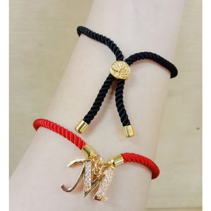 gelang serut huruf// gelang huruf//gelang inisial