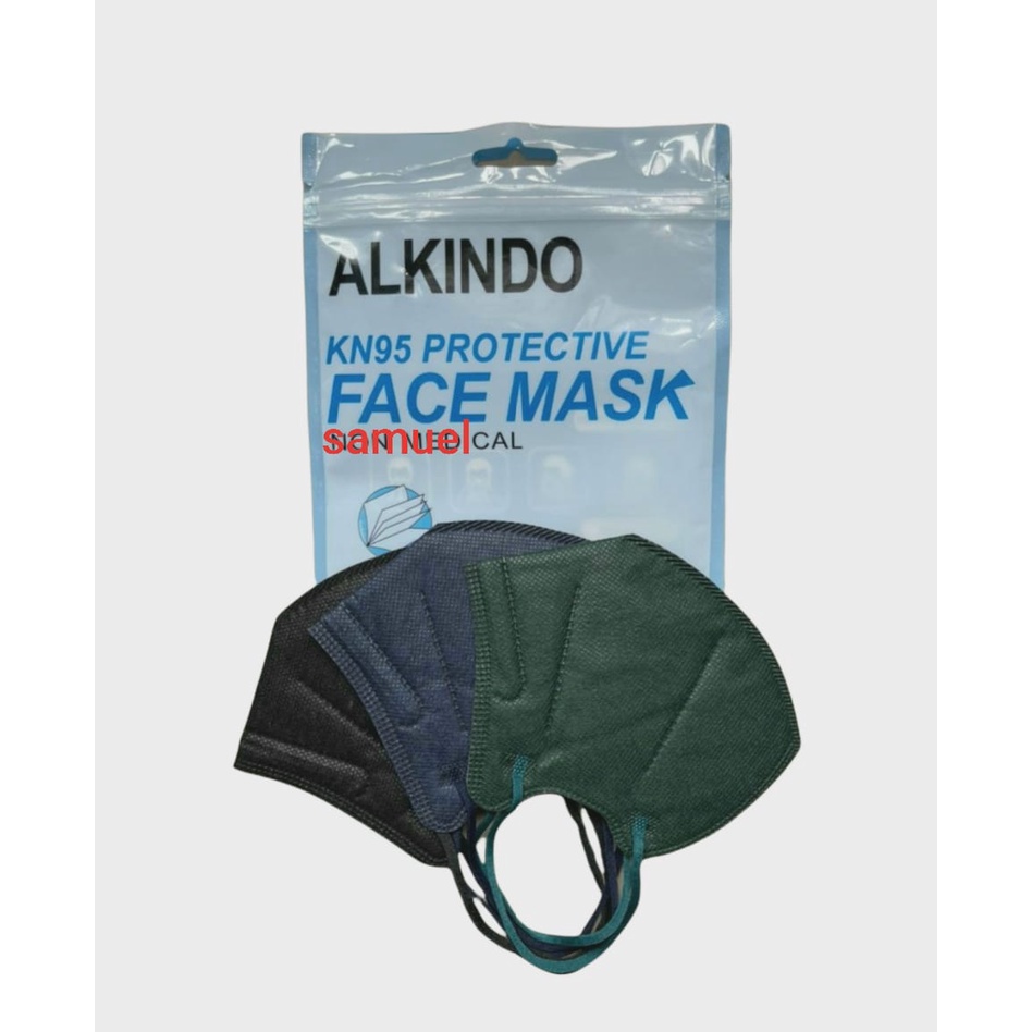 masker / masker kn95 alkindo / masker face mask / masker medis / masker disposable mask /kn95  isi 10pcs