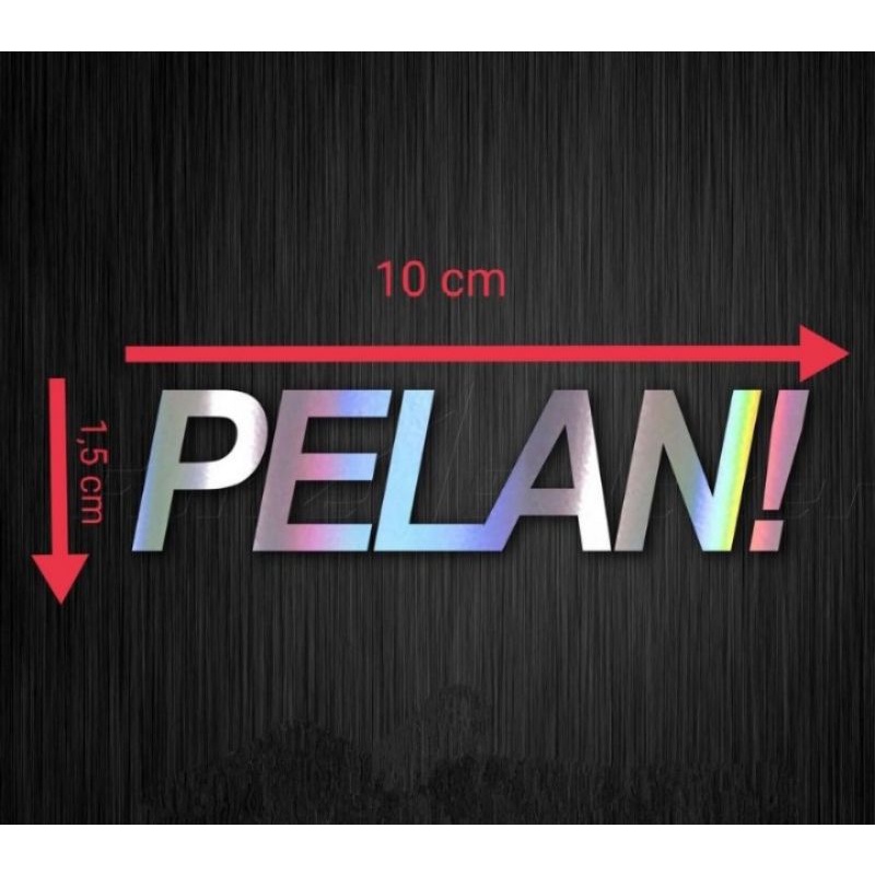 Sticker Pelan Cutting Sticker Motor
