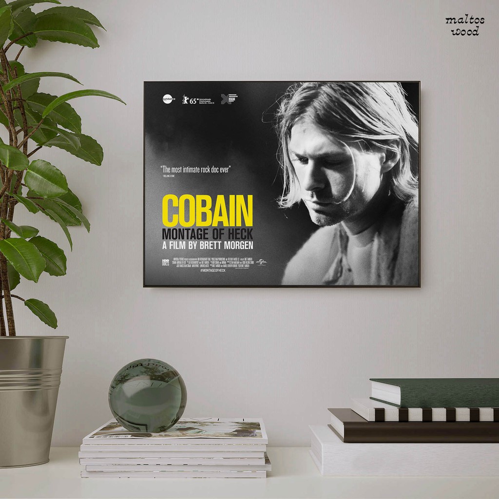 Poster Kurt Cobain (Film) + Frame