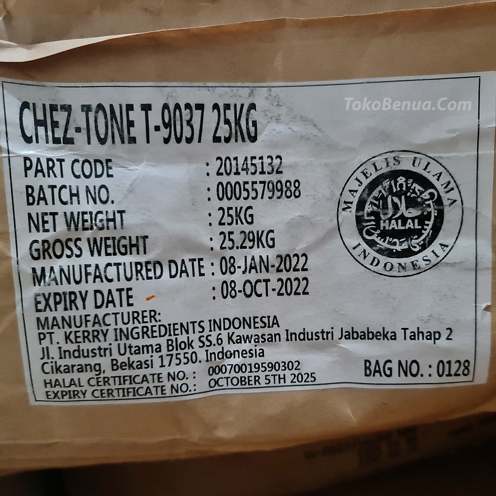 

KERRY CHEZTONE CHEESE POWDER TYPE 9037 500 g