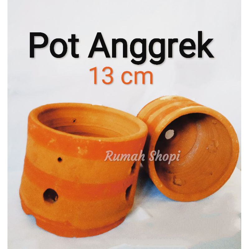 pot anggrek 13 cm pot tanah pot anggrek pot terakota pot gerabah