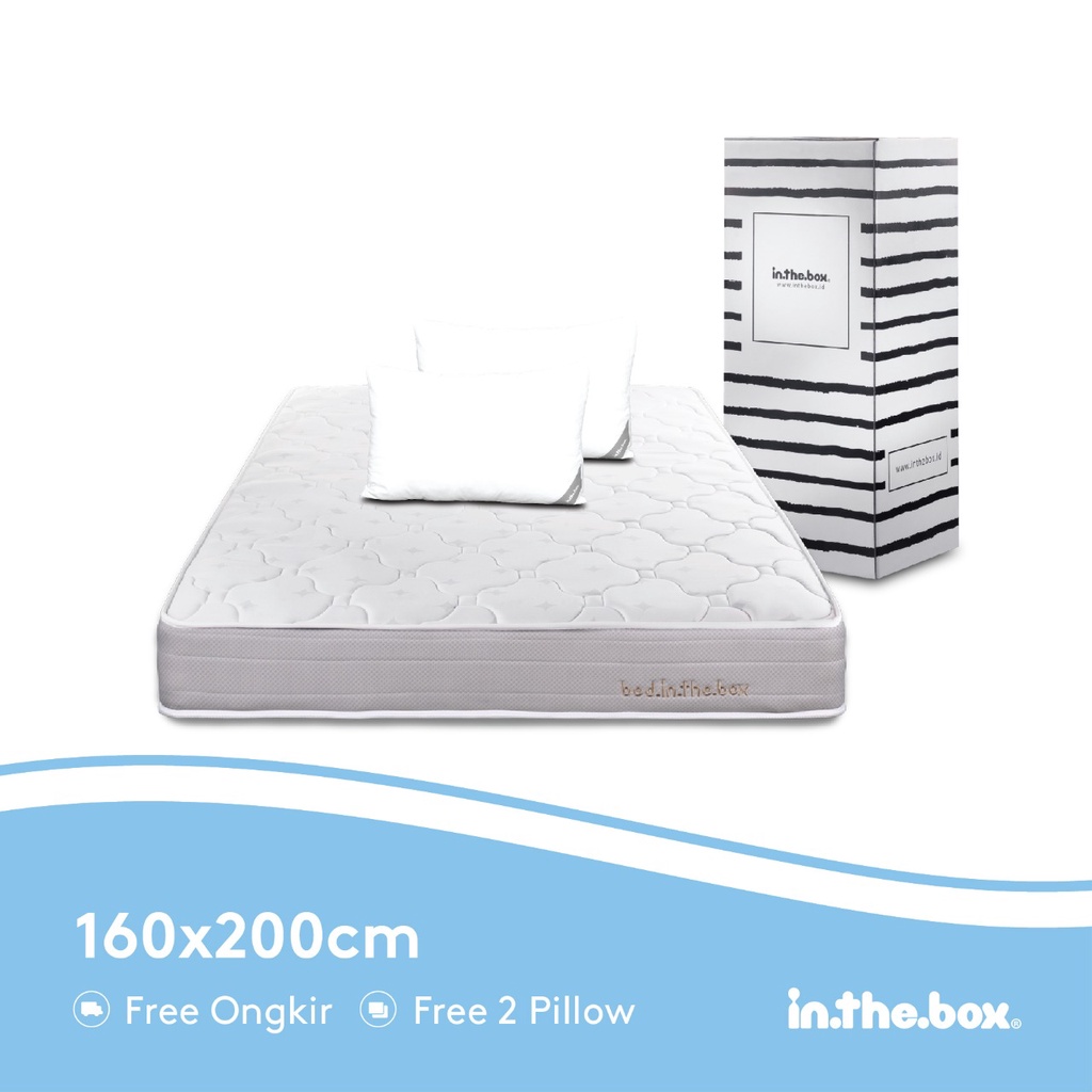 Kasur Spring Bed In The Box Uk 160x200 Matras Inthebox