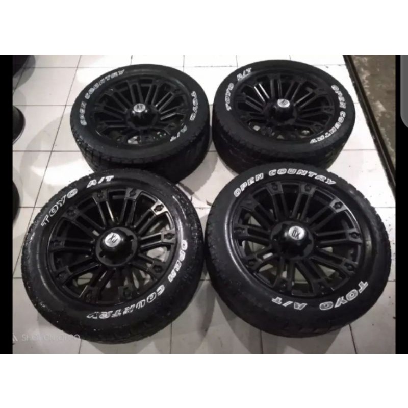 Velg Variasi Pelek Mobil Seken XD series Ring 20 H6x139,7 +Ban Toyo A/T 285 50 r20 buat Fortuner pajero hilux ford ranger