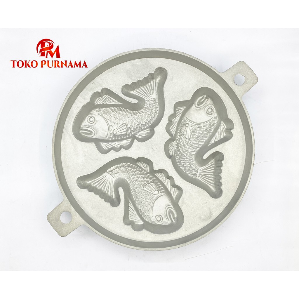 Cetakan kue bolu kering 3 ikan