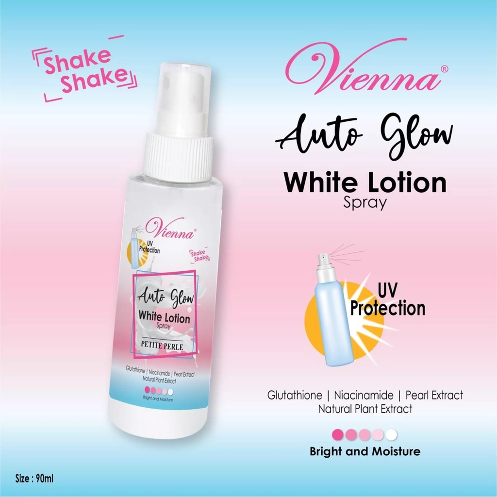 VIENNA AUTO GLOW WHITE LOTION SPRAY 90ML