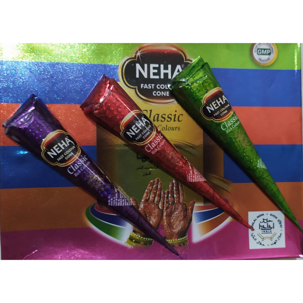 neha henna tangan - hena - neha - neha warna - hena nehha 40gram per 1 biji/pcs