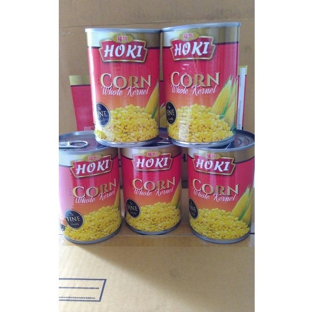 Hoki Whole Kernel Corn 425 gram