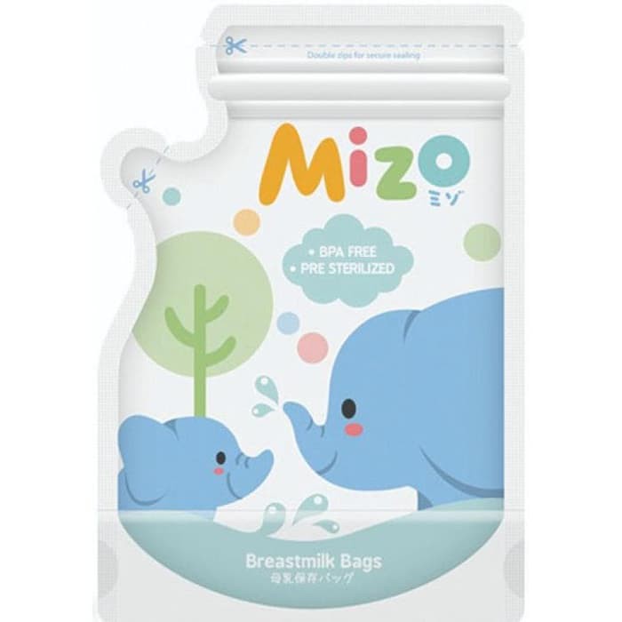 Makassar ! Milk Storage Bag / Kantong Asi MIZO with Heat Sensor 120 ML