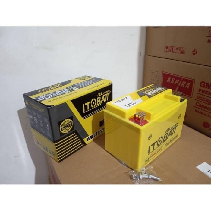 AKI NINJA 250 FI - KARBU MONO Z250 Z250SL ITOBATT YTX9A AKI KERING GEL