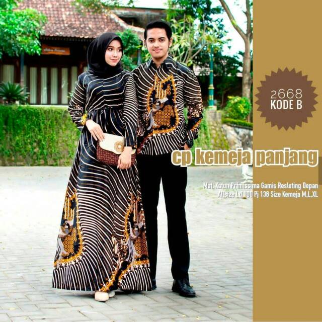 BAJU COUPLE GAMIS KATUN