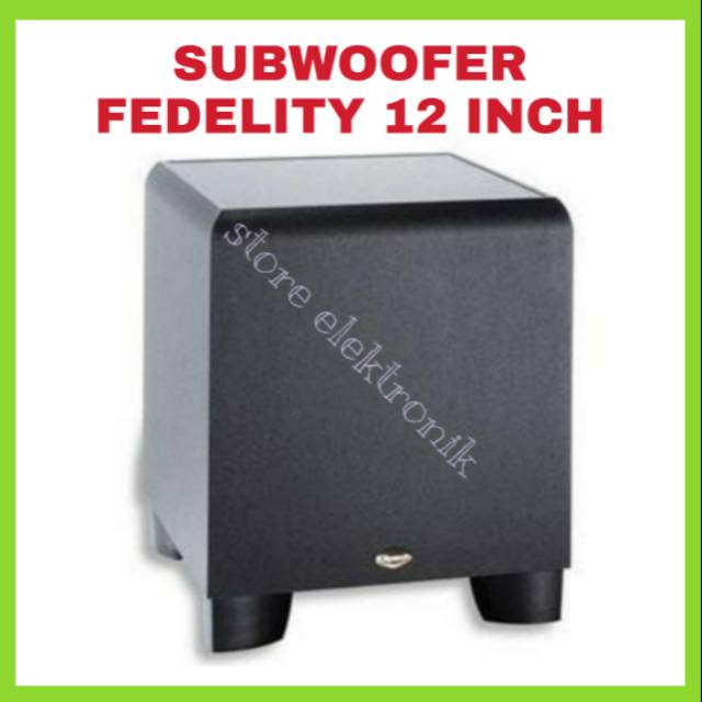 Subwoofer Fedelity FDT 120 SW MK II Subwoofer Aktif Bass 12 Inch