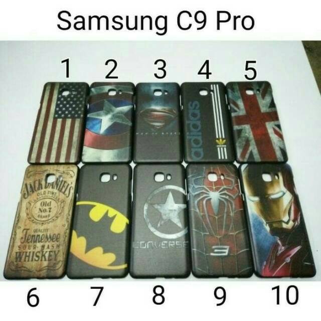 Hardcase Karakter For Samsung C9 Pro/ Backhard Case Samsung C9 Pro