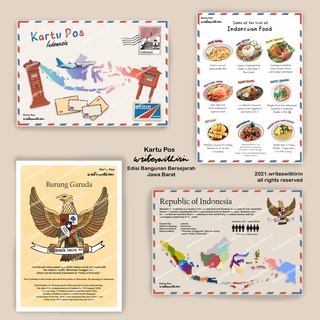 (writeswithirin) Kartu Pos/ Postcard/ Post Card/ Penpal/ Postcrossing Data Indonesia
