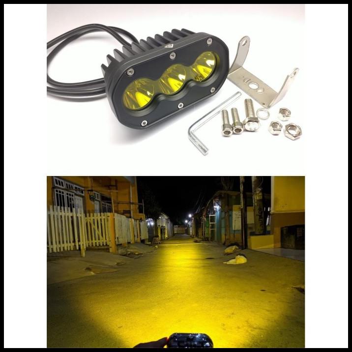 Lampu Tembak Sorot Led Cree Owl 3 Mata Laser Gun 30 Watt Ip67 - Kuning Diskon