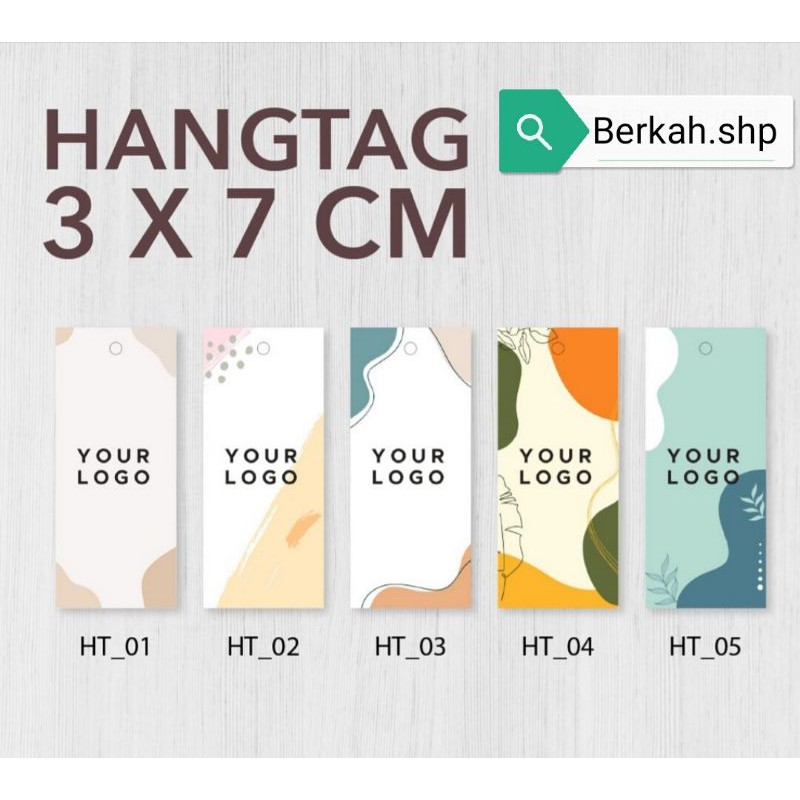 

Bisa COD/Termurah cetak hang tag baju / pricetag hangtag / label harga pakaian uk 7x3 custom