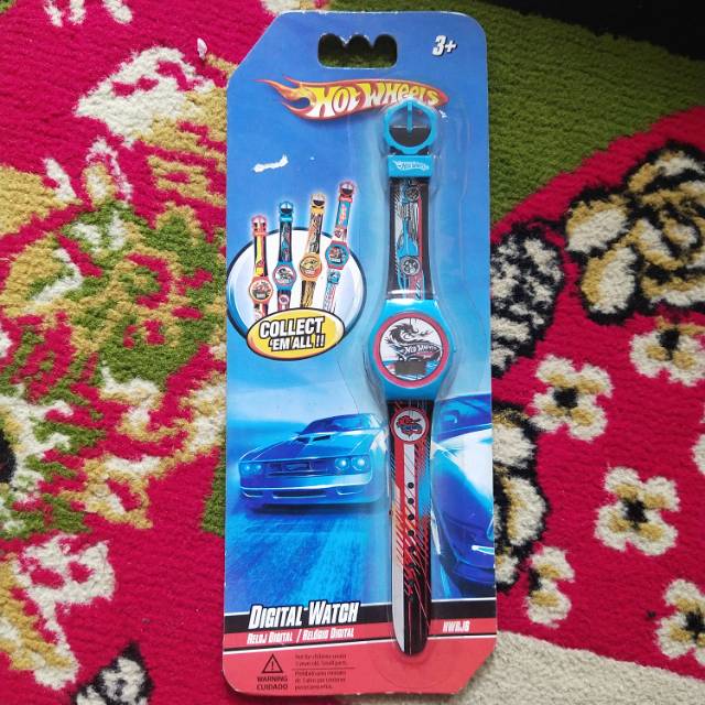 hot wheels digital watch