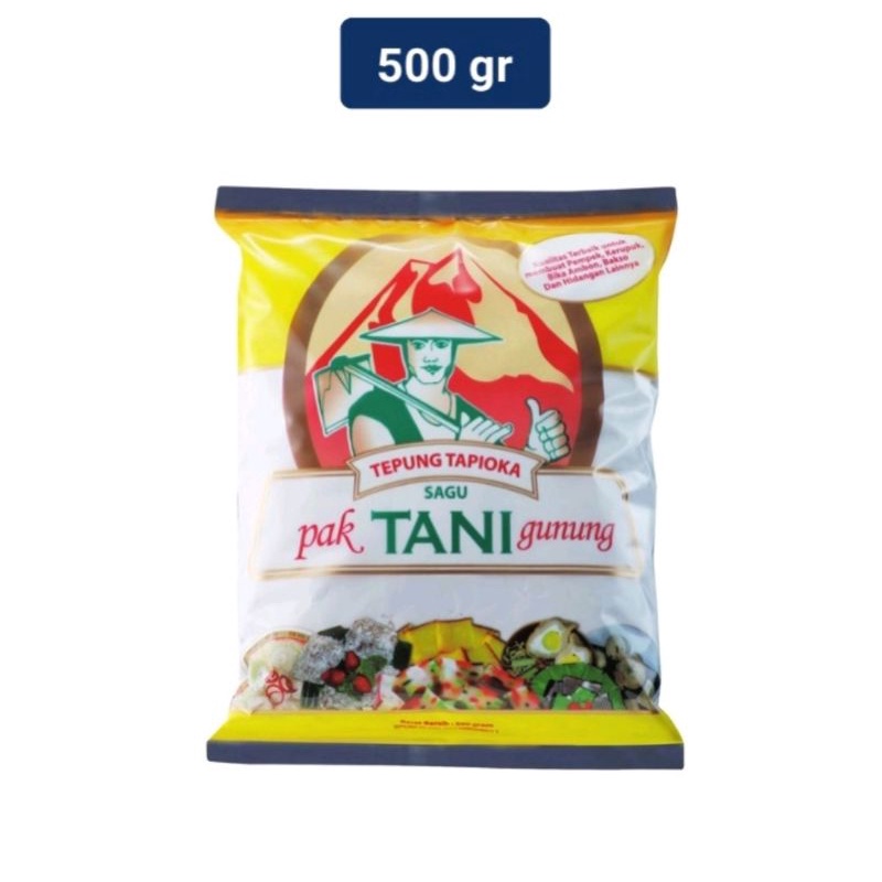 tepung tapioka cap pak tani gunung 500gr