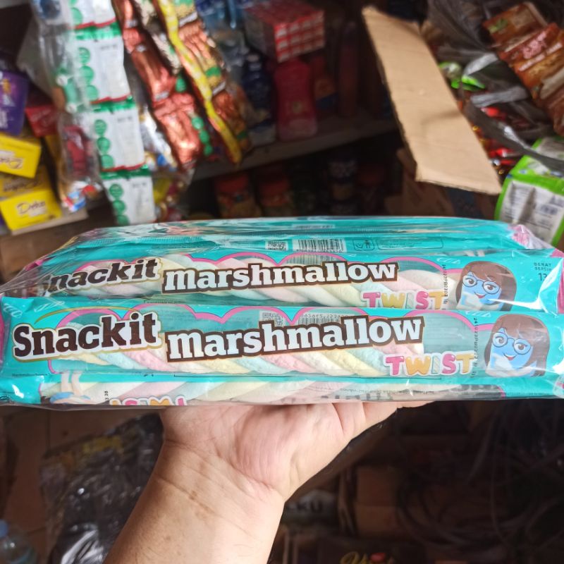 

Snackit Marshmallow Panjang Bentuk Tambang Twist