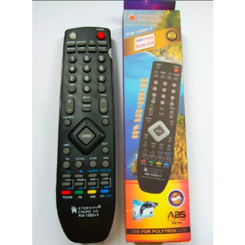 Remote semua jenis tv polytron tanpa kode remot universal lcd led dan tabung yg slim