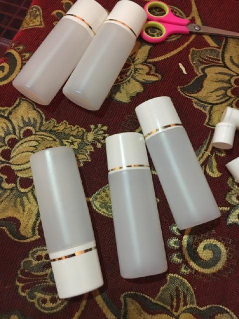 Botol Plastik Hdpe Elip 100ml Putry Fliptop / Botol Kosmetik Putry