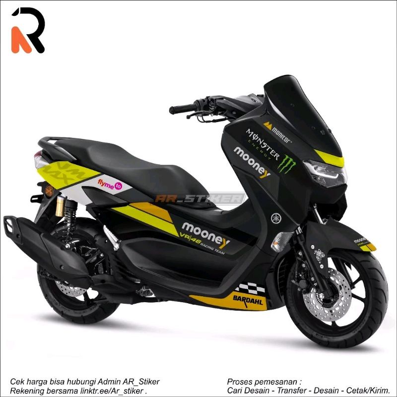 Decal sticker Yamaha All new Nmax 155 Mooney