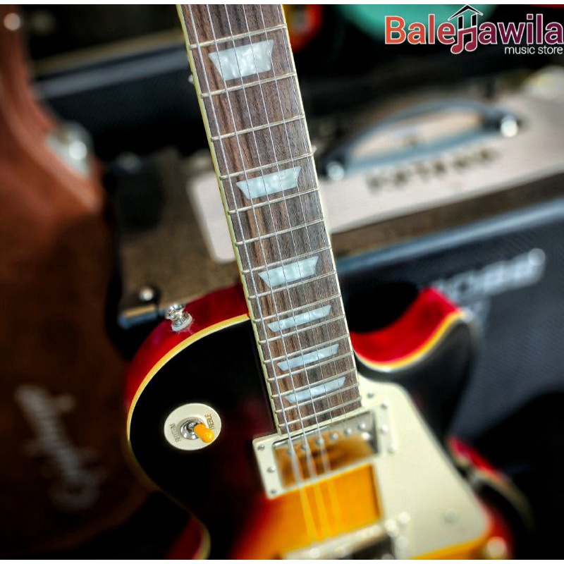 Gitar Elektrik Gitar Epiphone 1959 Les Paul Standard Aged Dark Burst , Aged Dark Cherry Burst