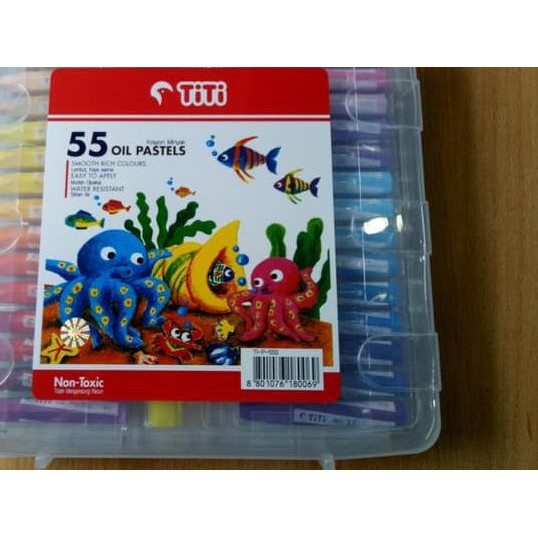 

☃ GROSIR!!! Titi Krayon Minyak 55 Warna / Crayon 55 Colors Oil Pastels ☇