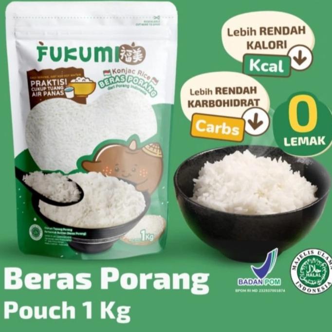 

FUKUMI Beras Porang Pouch 1 Kg
