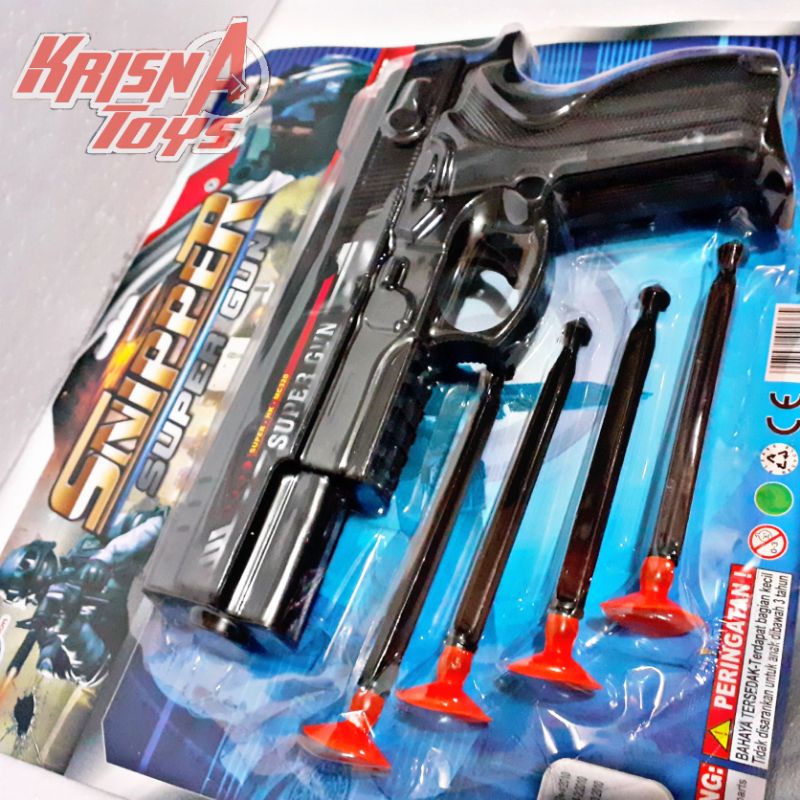 PISTOL MAINAN SNNIPER SUPER GUN/TEMBAKAN MAINAN
